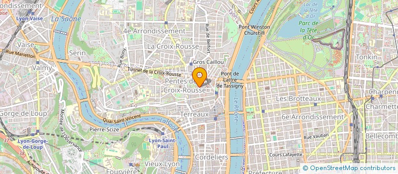 localisation de l'entreprise WORKING LIVE à LYON