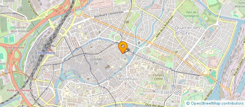 localisation de l'entreprise WORKING ON  STRASBOURG