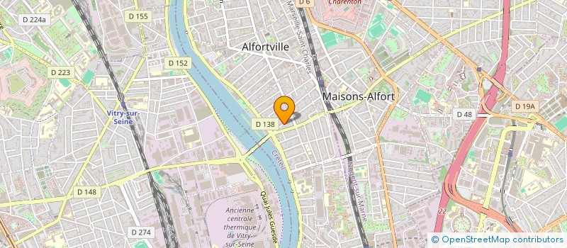 localisation de l'entreprise WORKING PLACE  ALFORTVILLE