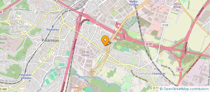 localisation de l'entreprise WORKING RENTAL à PALAISEAU