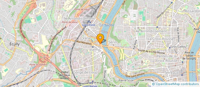 localisation de l'entreprise WORKING SHARE  LYON