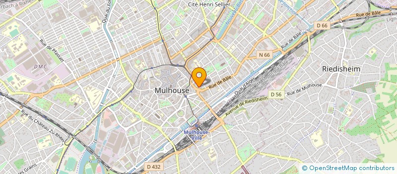 localisation de l'entreprise WORKING SPIRIT  MULHOUSE