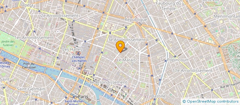 localisation de l'entreprise WORKLIB  PARIS