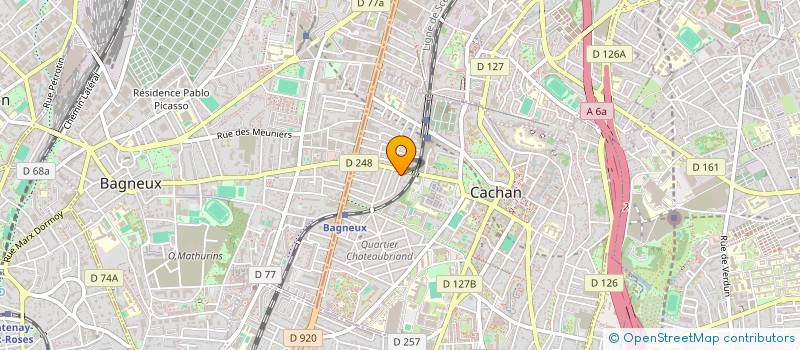 localisation de l'entreprise WORKOGETHER à CACHAN