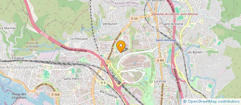 localisation de l'entreprise WORKOME à MARSEILLE