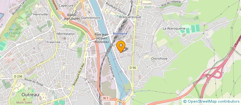 localisation de l'entreprise WORKOUT62 à BOULOGNE-SUR-MER