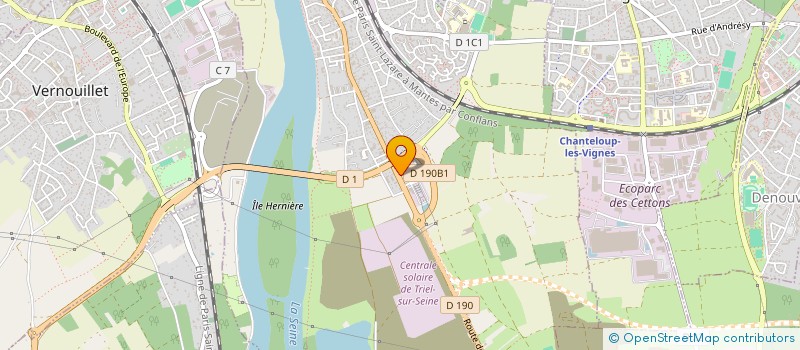 localisation de l'entreprise WORKPLACE XPERIENCE  TRIEL-SUR-SEINE