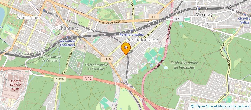 localisation de l'entreprise WORKRATE FORMATION ET CONSEILS à VERSAILLES