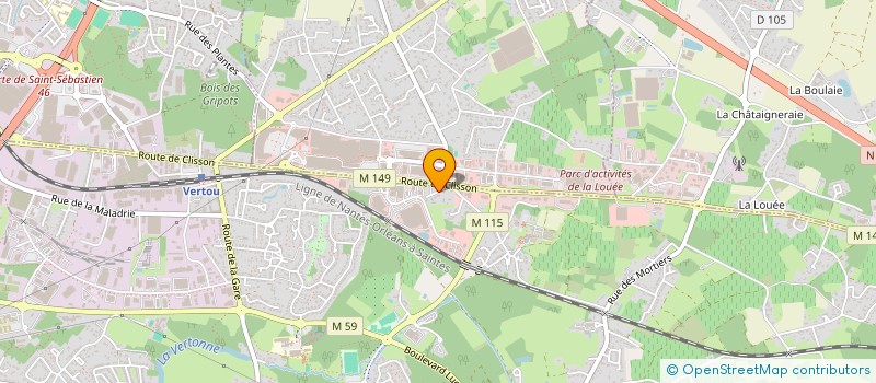 localisation de l'entreprise WORKS à VERTOU