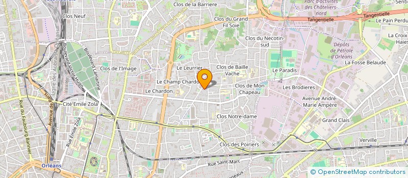 localisation de l'entreprise WORKS SERVICES à ORLEANS