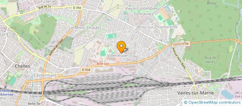 localisation de l'entreprise WORKSHOP-DIY  CHELLES