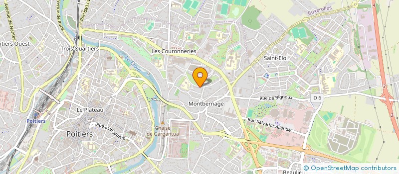 localisation de l'entreprise WORKSHOP SOCIETY  POITIERS