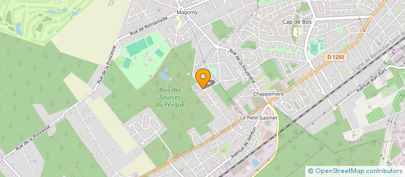 localisation de l'entreprise WORKSTREAM à PESSAC