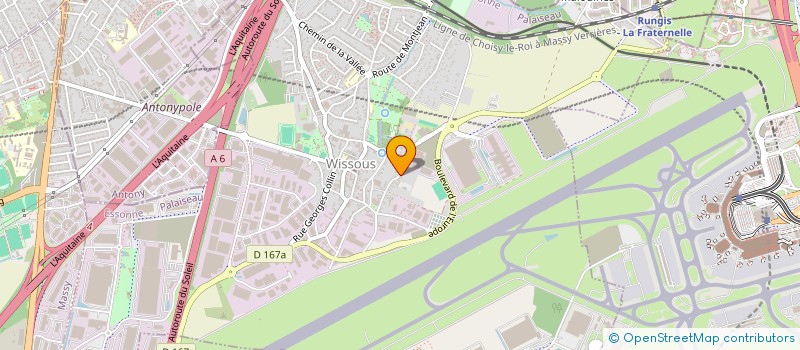 localisation de l'entreprise WORKTROTTEUR à WISSOUS