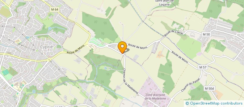 localisation de l'entreprise WORKWOOD  PIN-BALMA