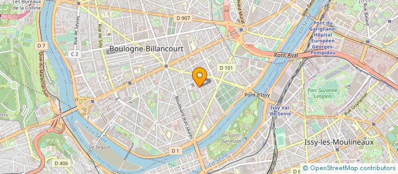 localisation de l'entreprise WORLD ALPHADIFF à BOULOGNE BILLANCOURT