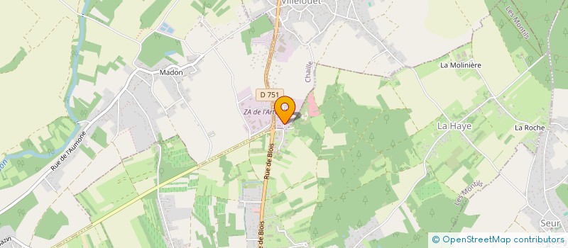 localisation de l'entreprise WORLD AUTO  CHAILLES