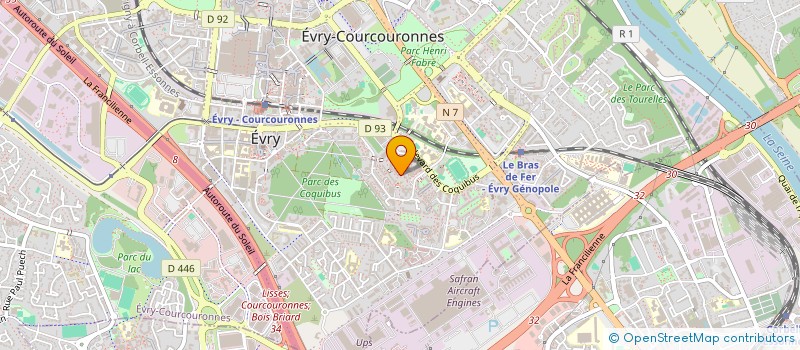 localisation de l'entreprise WORLD BAR à EVRY-COURCOURONNES