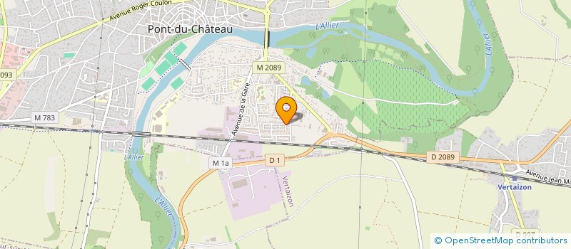 localisation de l'entreprise WORLD BOXING AUVERGNE  PONT-DU-CHATEAU