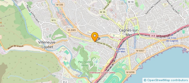 localisation de l'entreprise WORLD BOXING FITNESS  CAGNES-SUR-MER