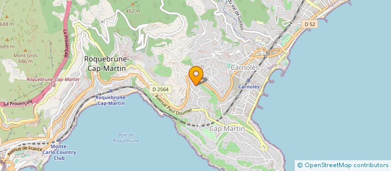 localisation de l'entreprise WORLD BUSINESS (CONSULTING)  ROQUEBRUNE-CAP-MARTIN