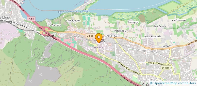 localisation de l'entreprise WORLD CAR 13  CHATEAUNEUF-LES-MARTIGUES