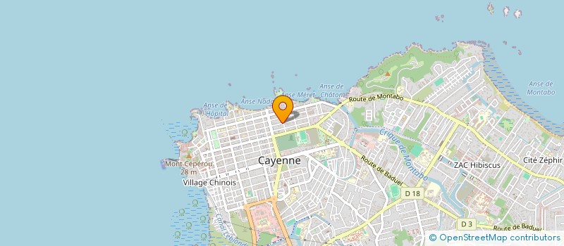 localisation de l'entreprise WORLD CENTER  CAYENNE