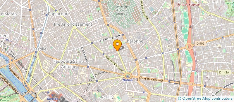 localisation de l'entreprise WORLD COMPASS PARIS  PARIS