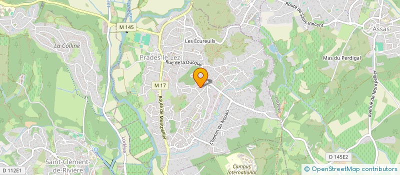 localisation de l'entreprise WORLD COUNTRY DANCE FEDERATION FRANCE (WCDF FRANCE)  PRADES-LE-LEZ