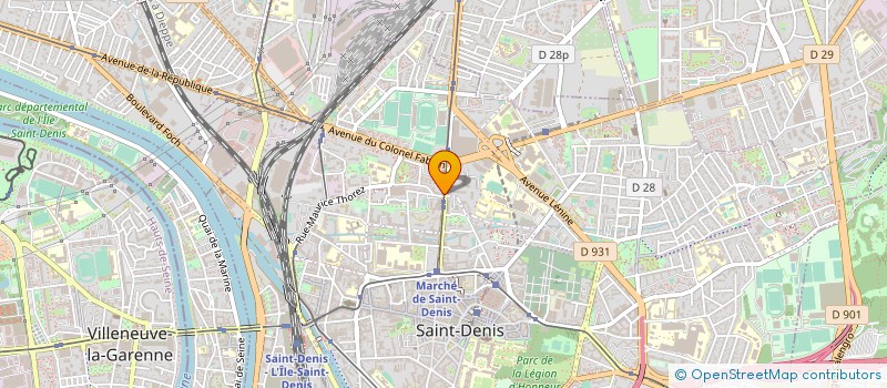 localisation de l'entreprise WORLD CYBERPHONE à SAINT-DENIS