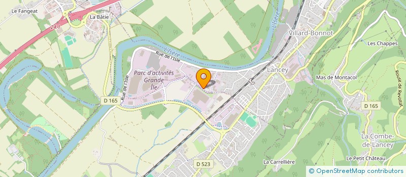 localisation de l'entreprise WORLD ENERGY  VILLARD-BONNOT