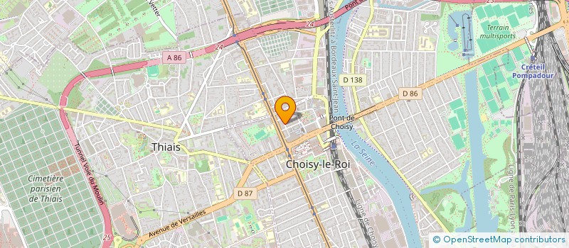 localisation de l'entreprise WORLD FEATURES PROTECTION PRIVEE à CHOISY-LE-ROI