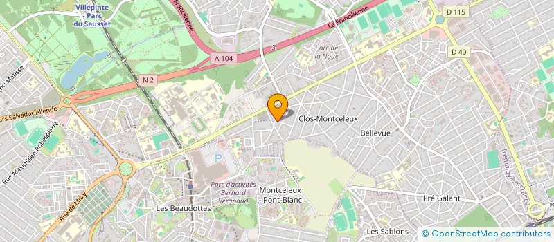 localisation de l'entreprise WORLD FIBRE à ROISSY-EN-BRIE