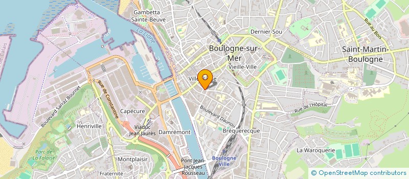 localisation de l'entreprise WORLD FISH SERVICE  BOULOGNE-SUR-MER
