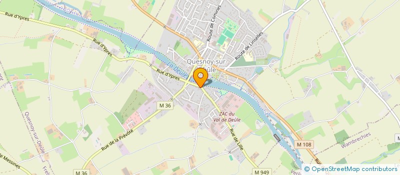 localisation de l'entreprise WORLD FLOW MANAGEMENT à QUESNOY-SUR-DEULE