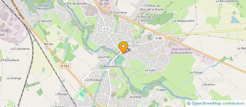 localisation de l'entreprise WORLD FLYING DUCK  MOUZILLON