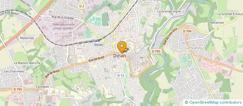 localisation de l'entreprise WORLD GAMES  DINAN