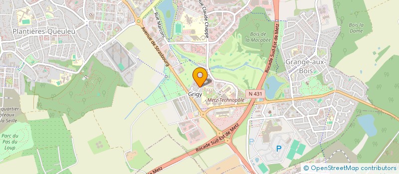 localisation de l'entreprise WORLD GENERAL MANAGEMENT  METZ