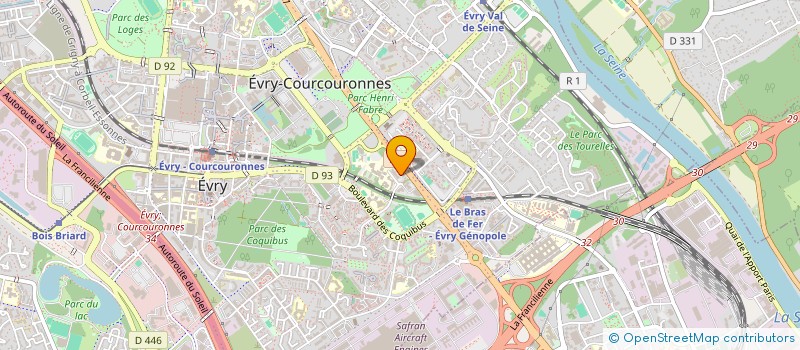localisation de l'entreprise WORLD HABITAT à EVRY-COURCOURONNES