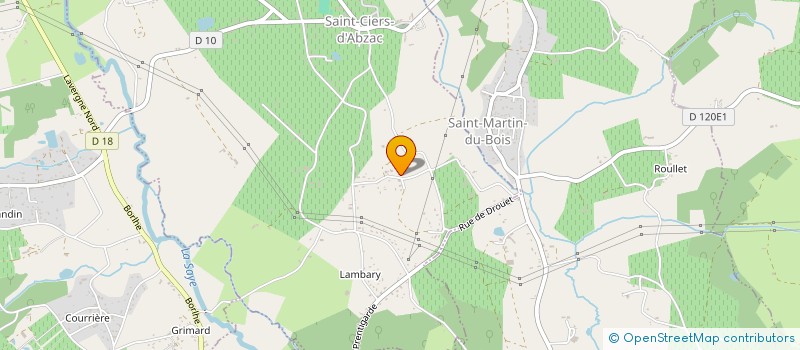 localisation de l'entreprise WORLD IMPORT EXPORT  SAINT-CIERS-D'ABZAC