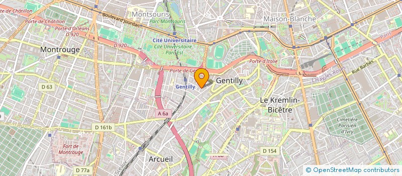 localisation de l'entreprise WORLD INDUSTRY SARL à GENTILLY