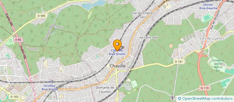 localisation de l'entreprise WORLD KREOL à CHAVILLE