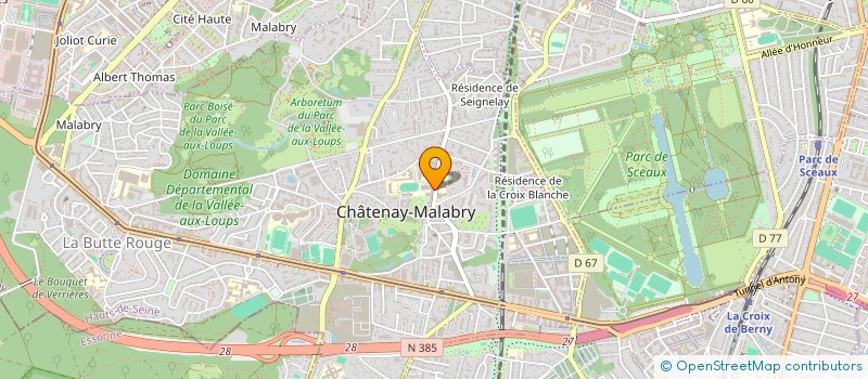 localisation de l'entreprise WORLD LIGHT  CHATENAY-MALABRY