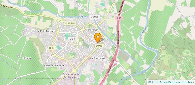 localisation de l'entreprise WORLD MINERAL  MONTAGNAC