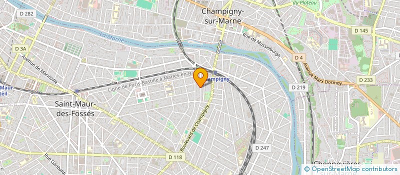 localisation de l'entreprise WORLD MOVEMENT COMPANY à SAINT-MAUR-DES-FOSSES