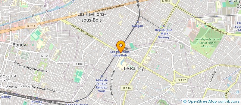 localisation de l'entreprise WORLD MULTIMEDIA SERVICES  LIVRY-GARGAN