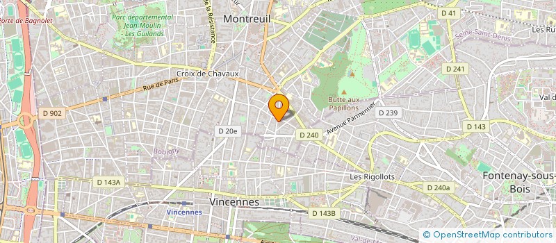 localisation de l'entreprise WORLD OF HANGERS - HOLDING à MONTREUIL