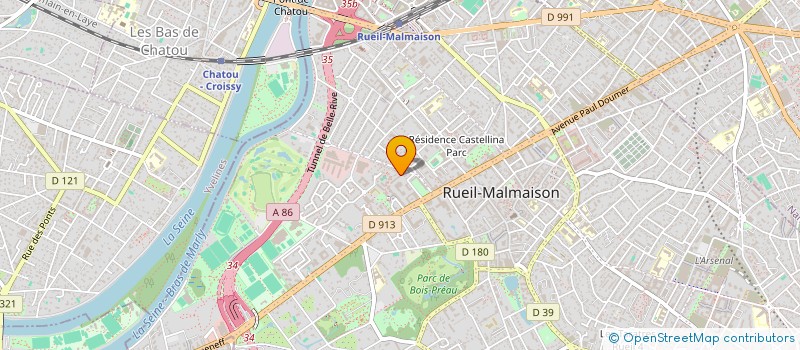 localisation de l'entreprise WORLD OF HAPPINESS  ASNIERES-SUR-SEINE