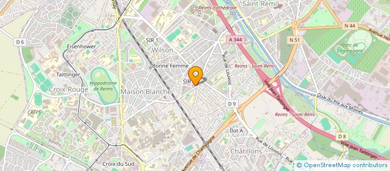 localisation de l'entreprise WORLD OF HARD  REIMS