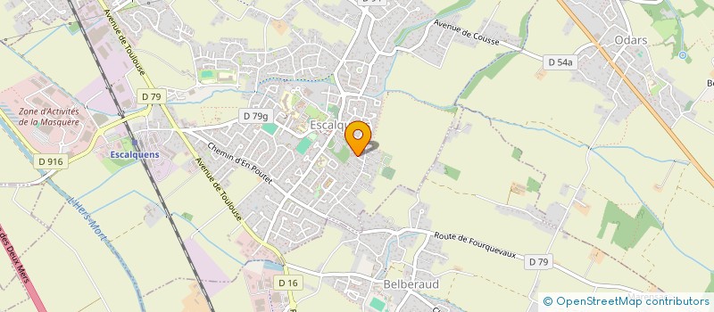 localisation de l'entreprise WORLD OF PICTUR 3  ESCALQUENS